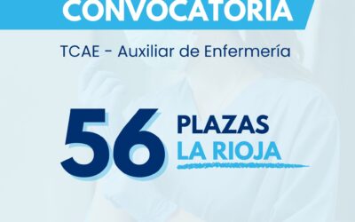Oposición auxiliar de enfermería La Rioja 2025: 56 plazas para técnicos sanitarios